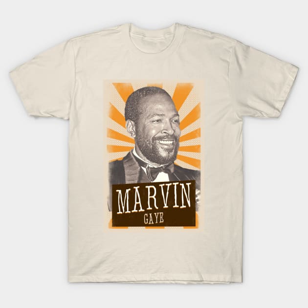 Vintage Aesthetic Marvin Gaye T-Shirt by SkulRose